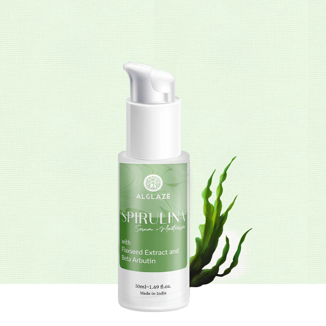 Spirulina Serum+Moisturizer With Spirulina Algae & Beta Arbutin (Exclusive) - Image 2