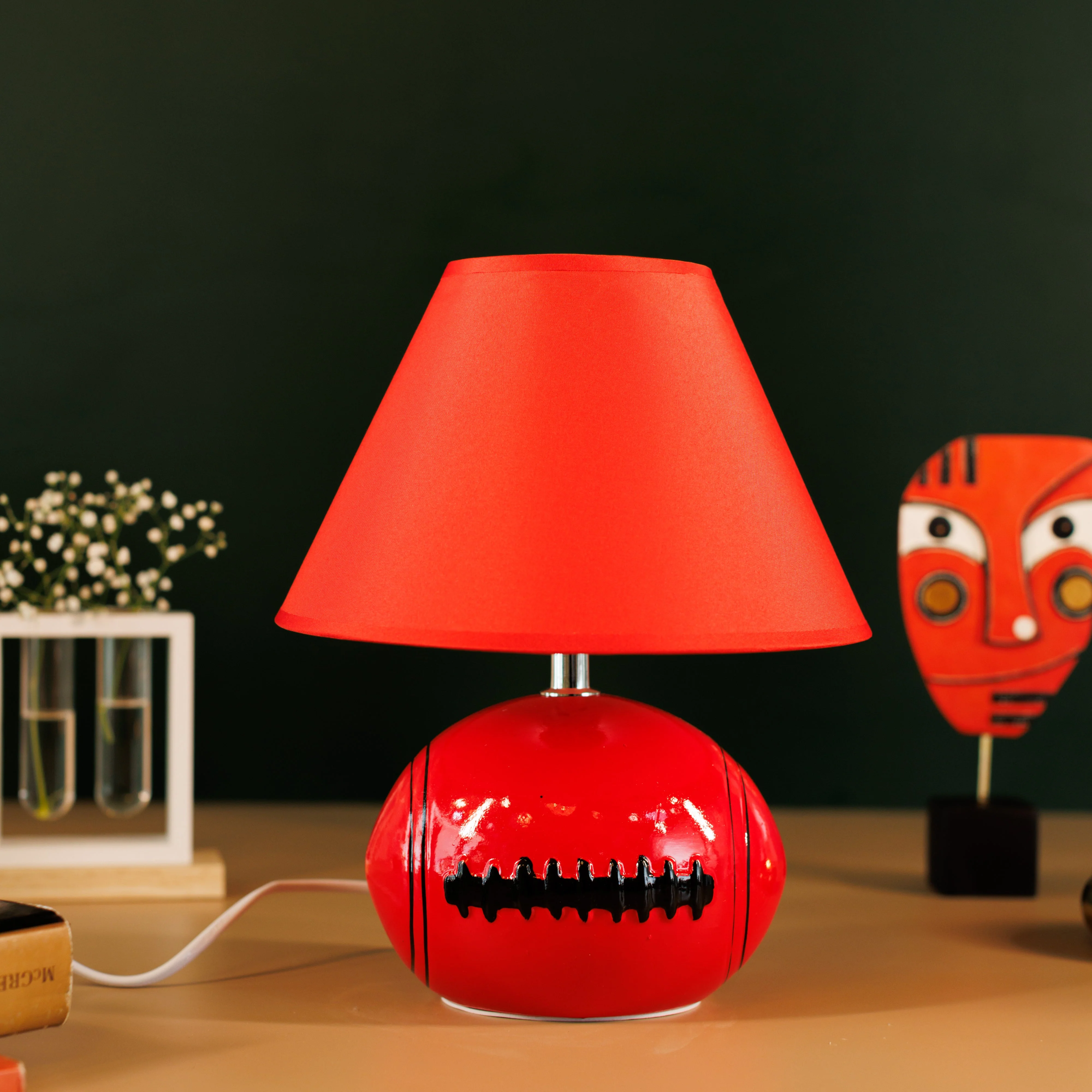 Sports Lamp Soccer Original Shade - Red - Image 2