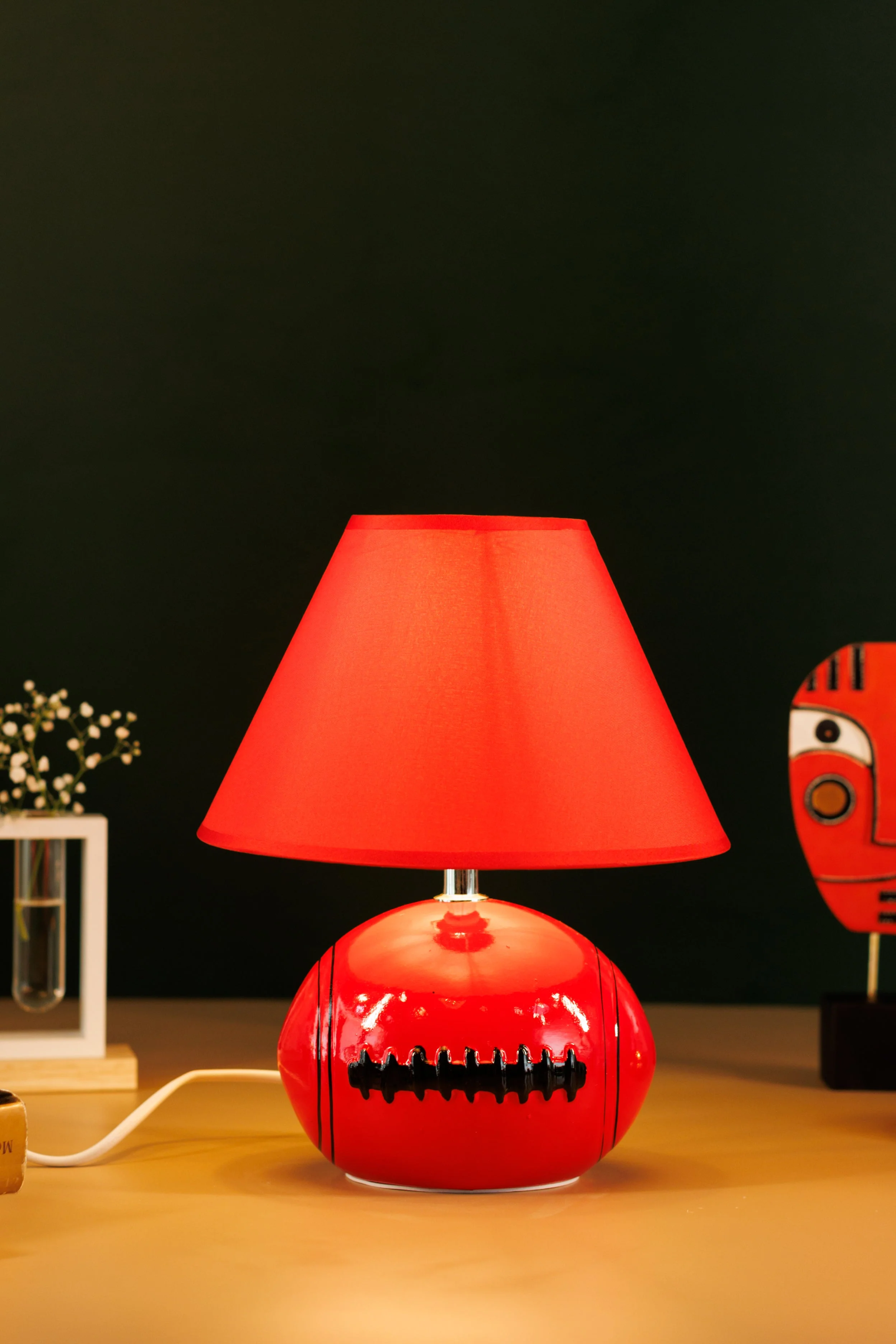 Sports Lamp Soccer Original Shade - Red - Image 3