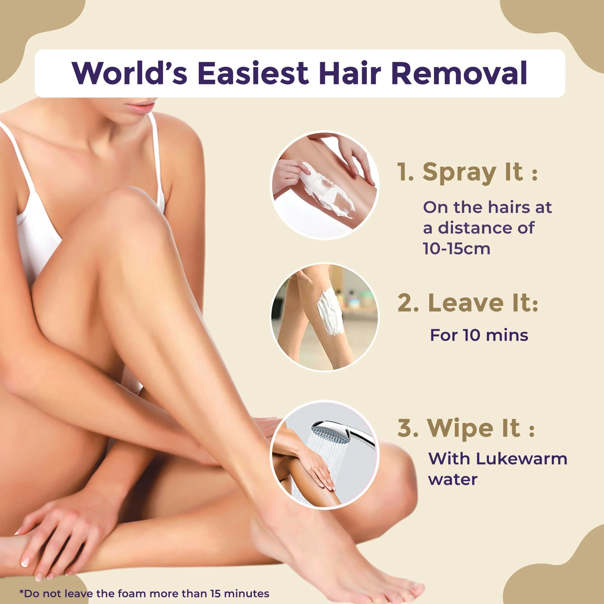 Spray Away Hair Removal Spray - 200ml - Image 11