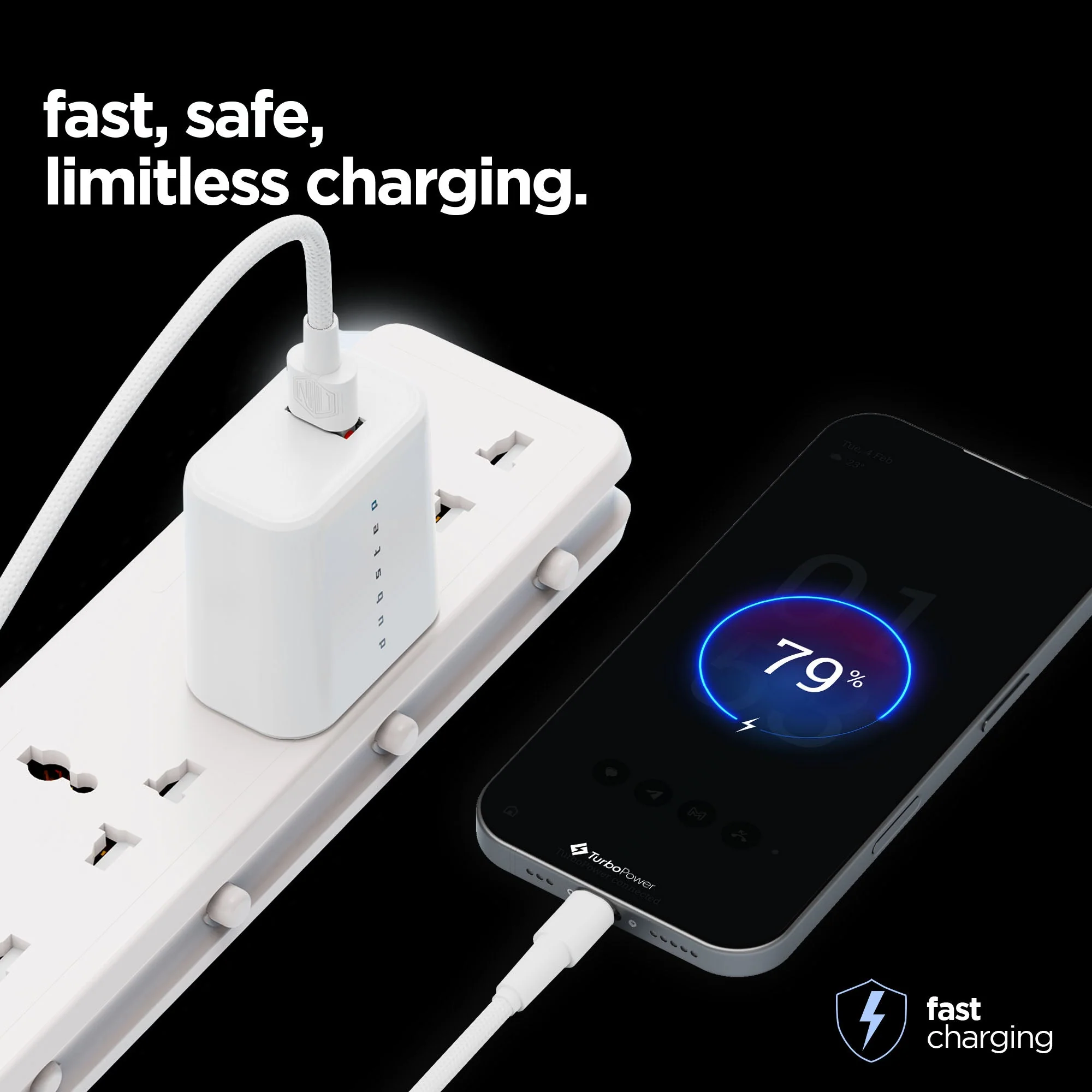 Sprint 12W 2.4A Fast Charger with Cable (Micro USB to USB-A) - Image 5