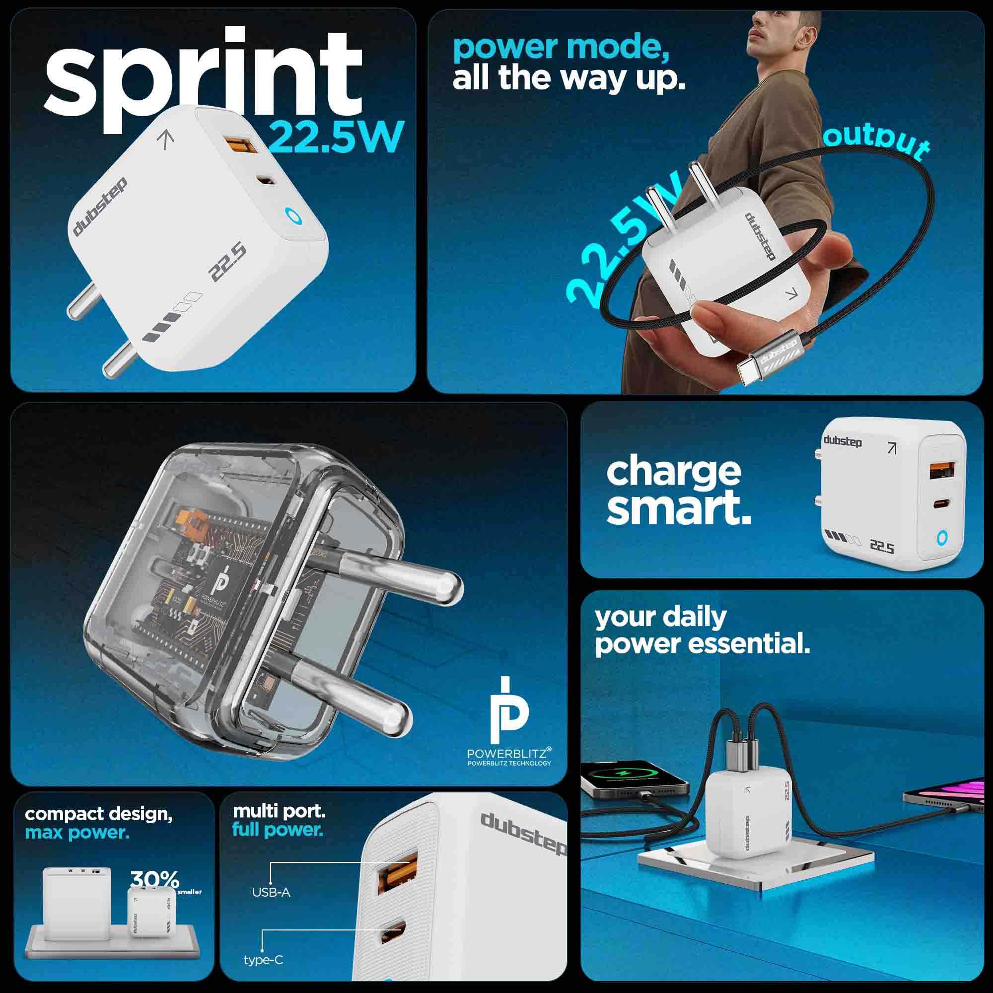 Sprint 22.5W PD & QC Charger - Image 2