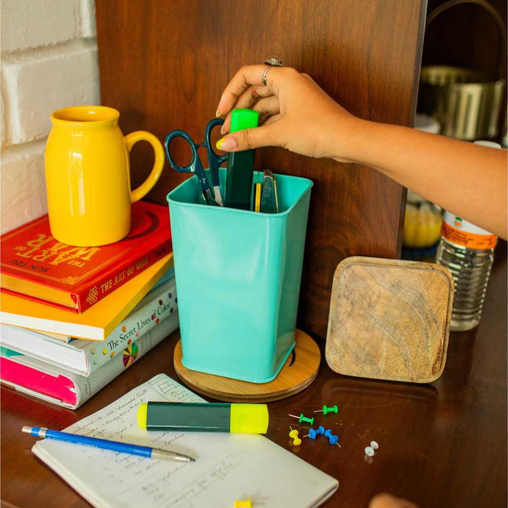 Square Metal Storage Jar - Image 4