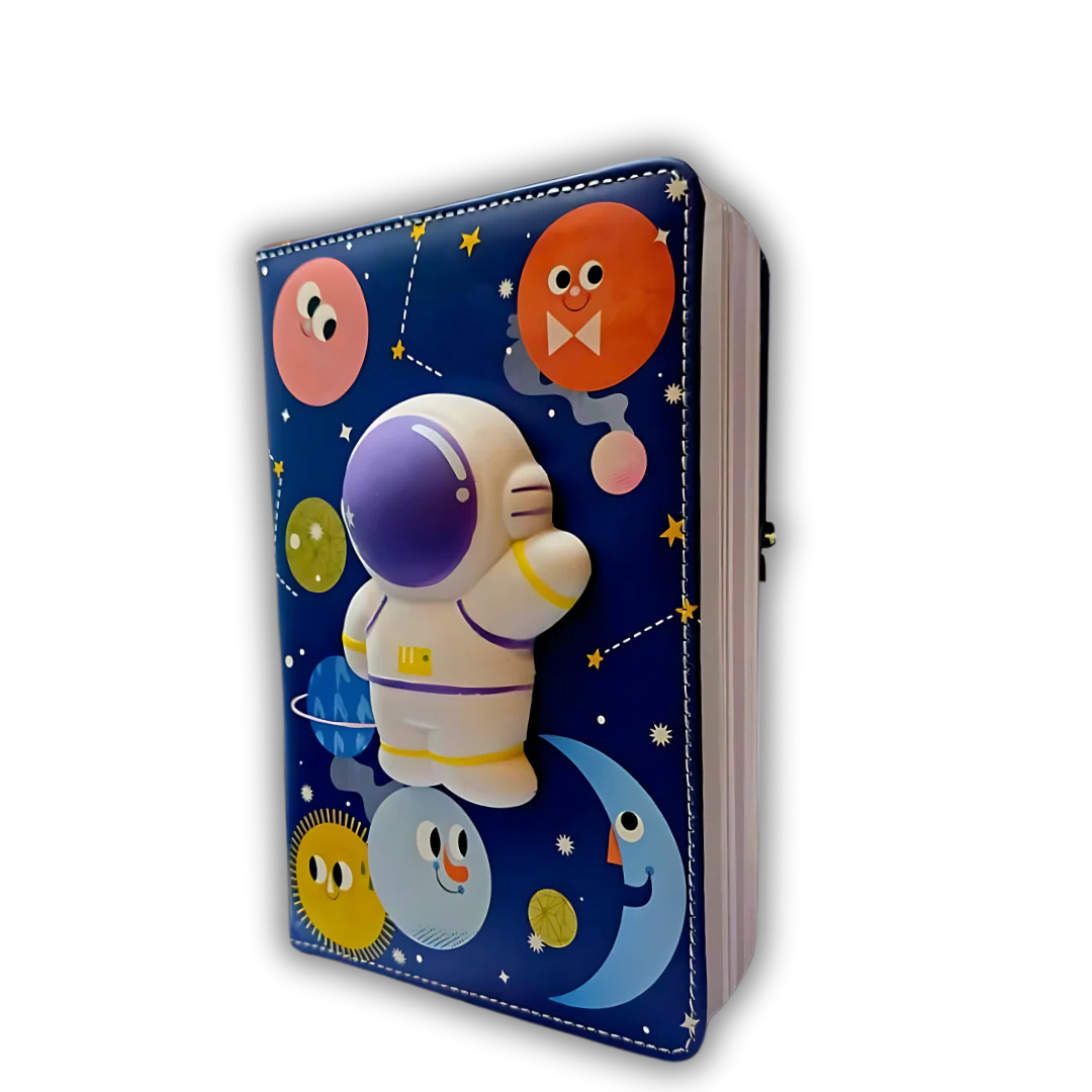 Squishy "Astronaut" Diary for kids | Journal for School kids | 100 pages - Image 4
