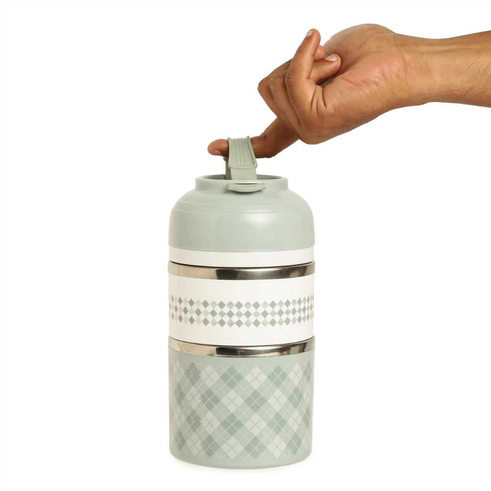Stackable Three Compartment Lunchbox - Image 19