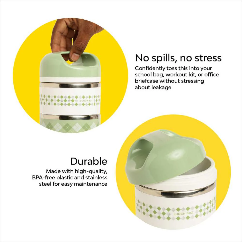Stackable Three Compartment Lunchbox - Image 8