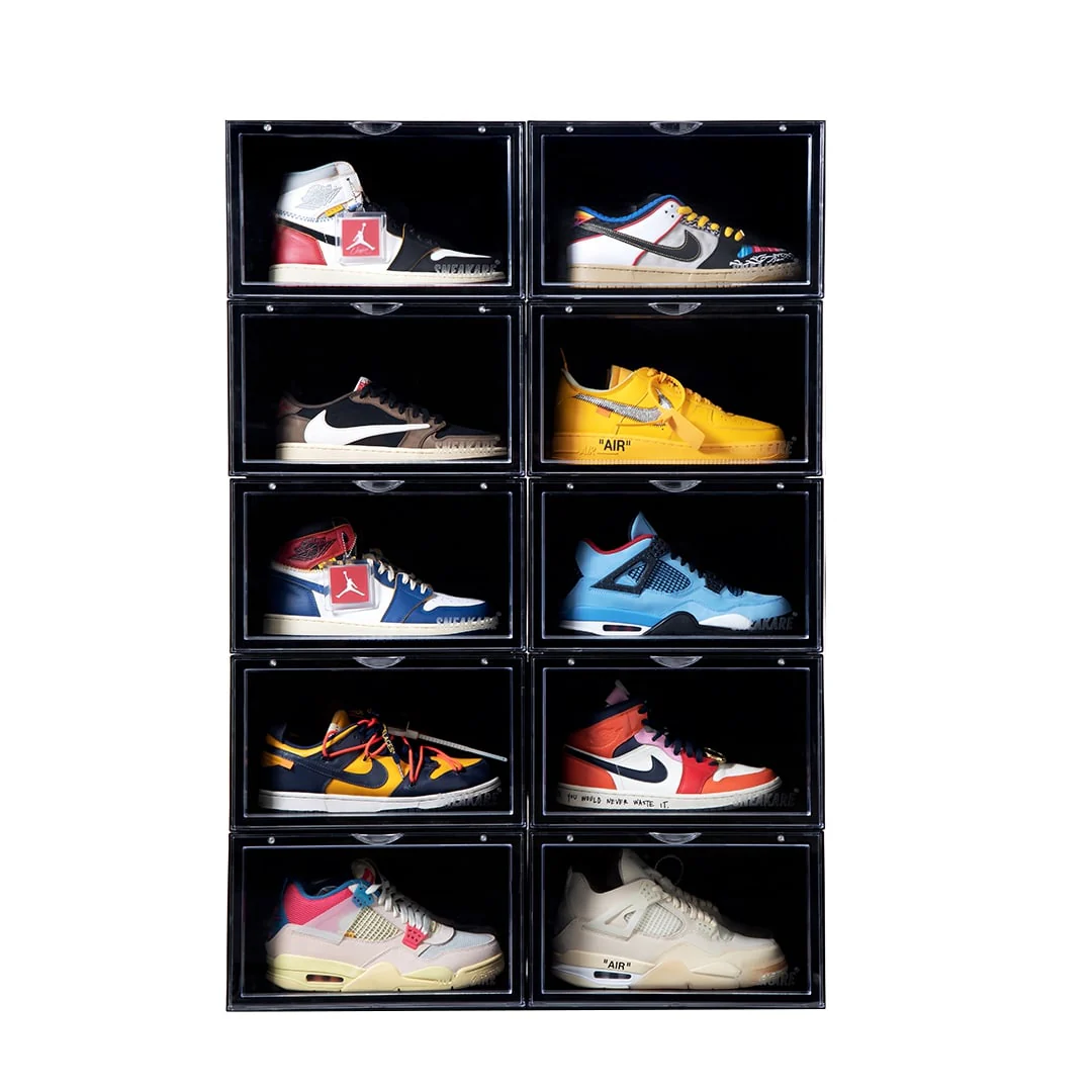 Stack'Em Sneaker Crates | Black (Side Drop) - Image 49
