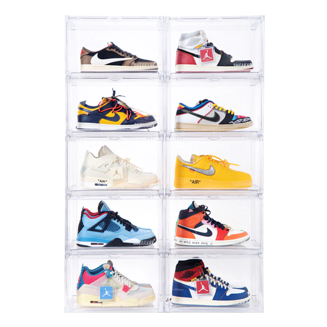 Stack'Em Sneaker Crates | Clear (Side Drop) - Image 101