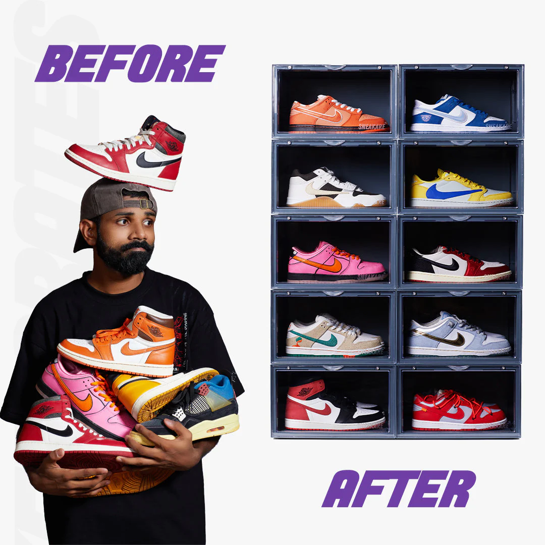Stack'Em Sneaker Crates | Nardo Grey (Side Drop) - Image 2