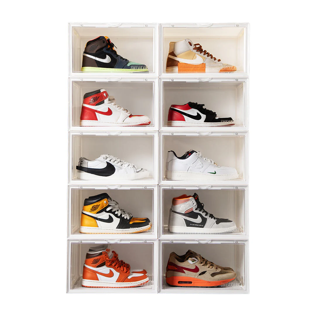 Stack'Em Sneaker Crates | White (Side Drop) - Image 28