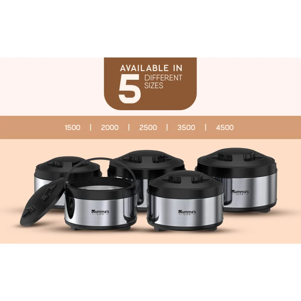 Stainless Steel Casserole Combo (3 Pcs) - Image 3