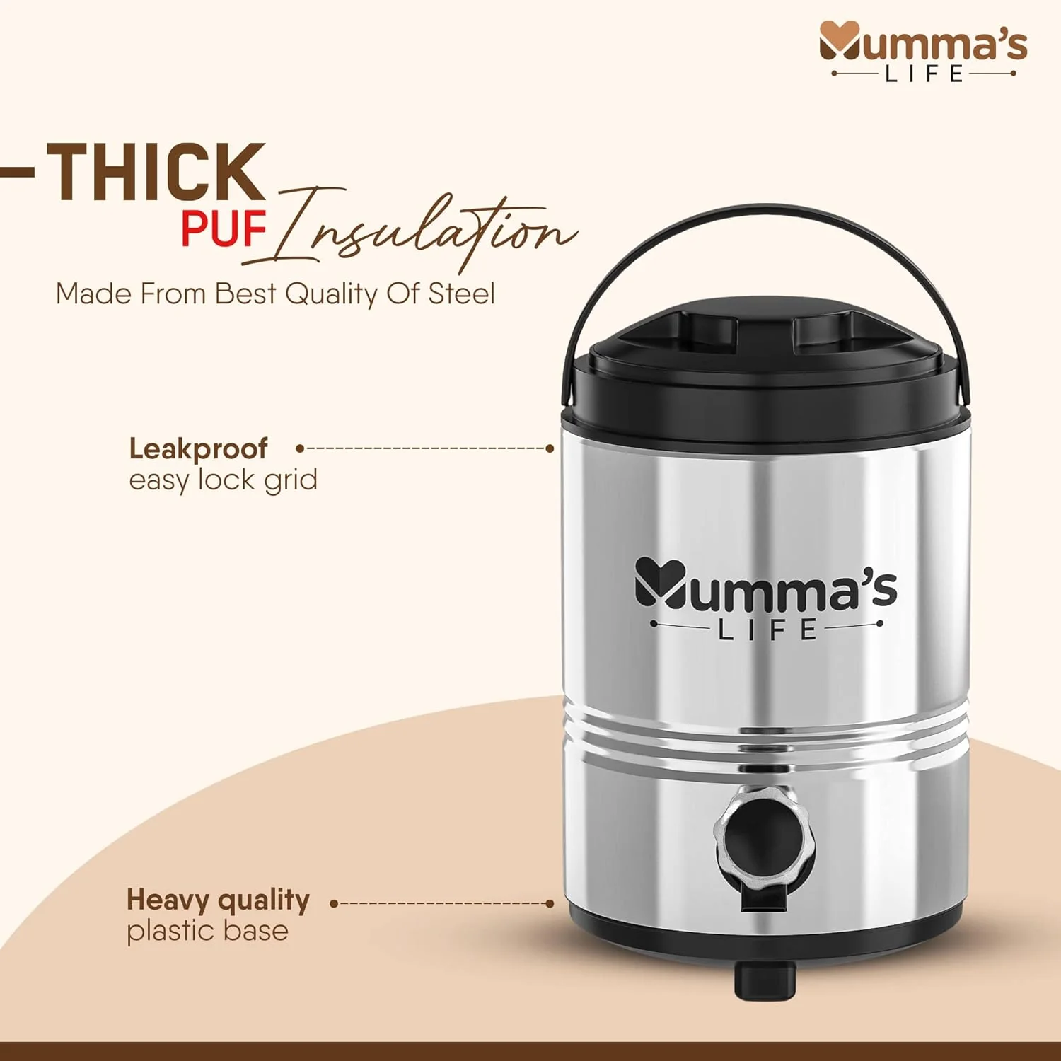 Stainless Steel Insulated Water Jug - Image 4