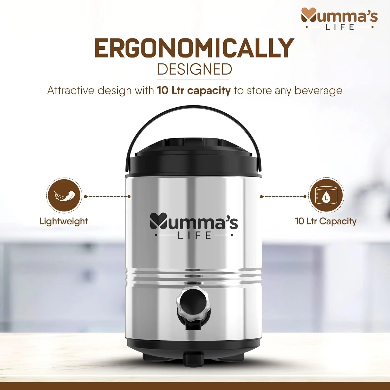Stainless Steel Insulated Water Jug - Image 5