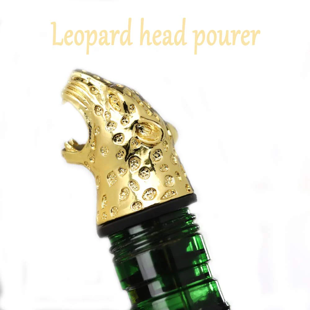 Stainless Steel leapard style Wine Pourer - Image 3