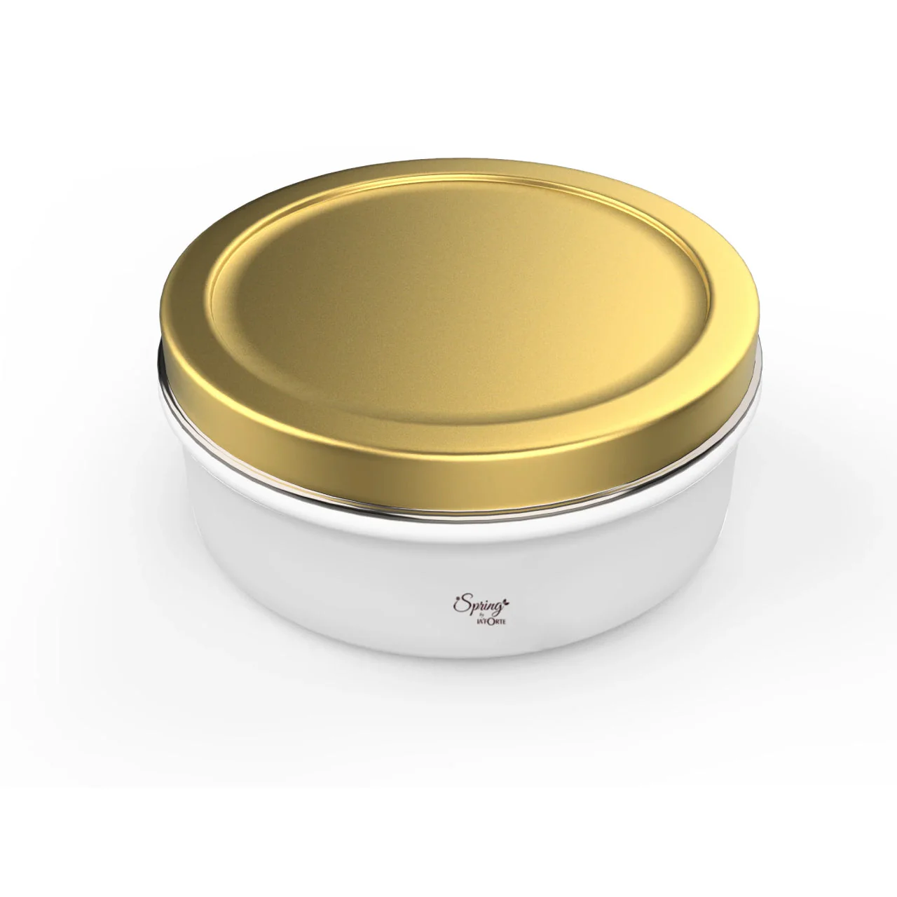 Stainless Steel Spice Box | Masala Dabba with 7 Mini Bowls & Spoon | Multipurpose Storage Container for Masala, Dry Fruits, Cookies & More (Beige-Gold / Black-Red) - Image 7