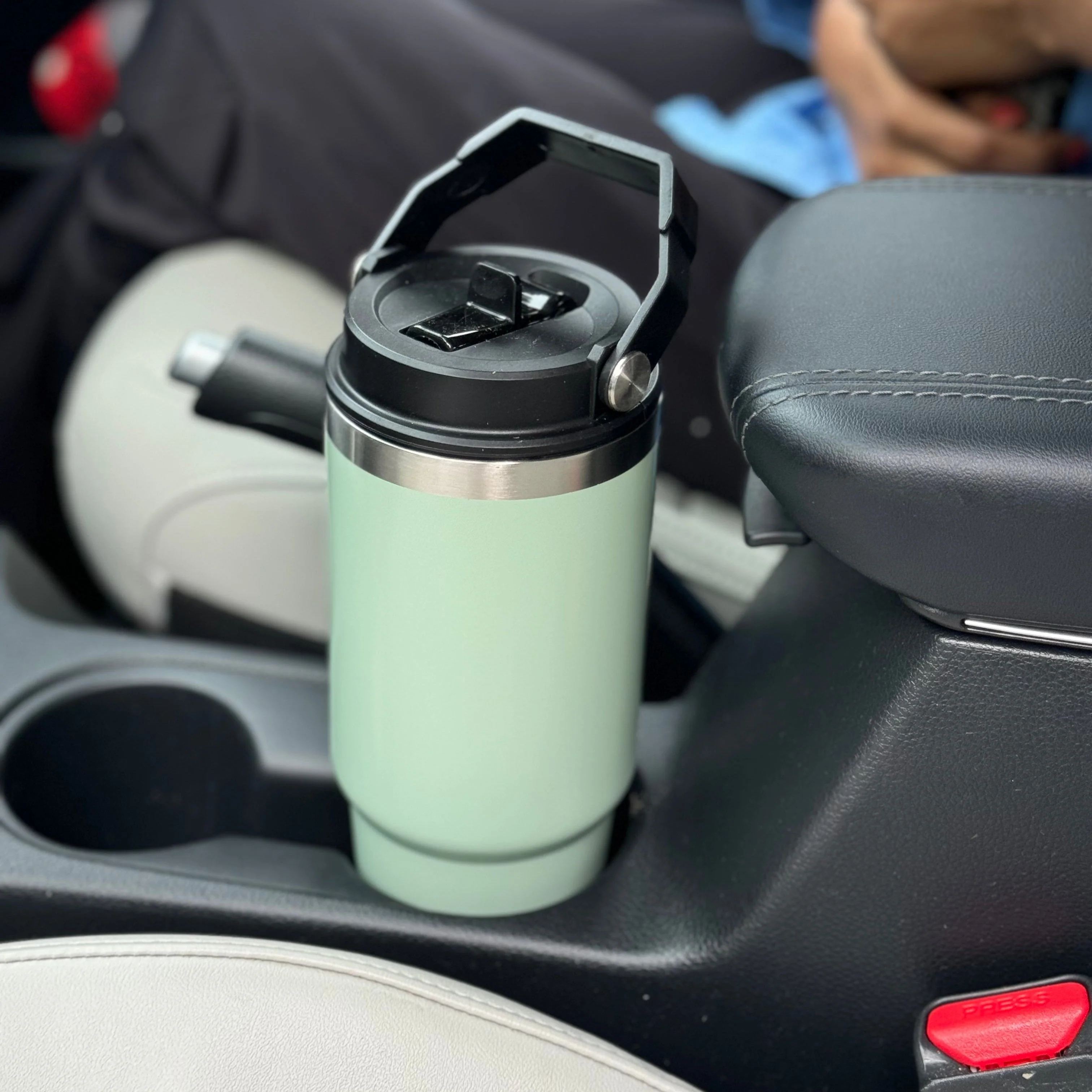 Stan: 900ml Leakproof & Insulated Stainless Steel Tumbler with Handle, Straw & Double-Wall Design for Hot & Cold Drinks - Image 2