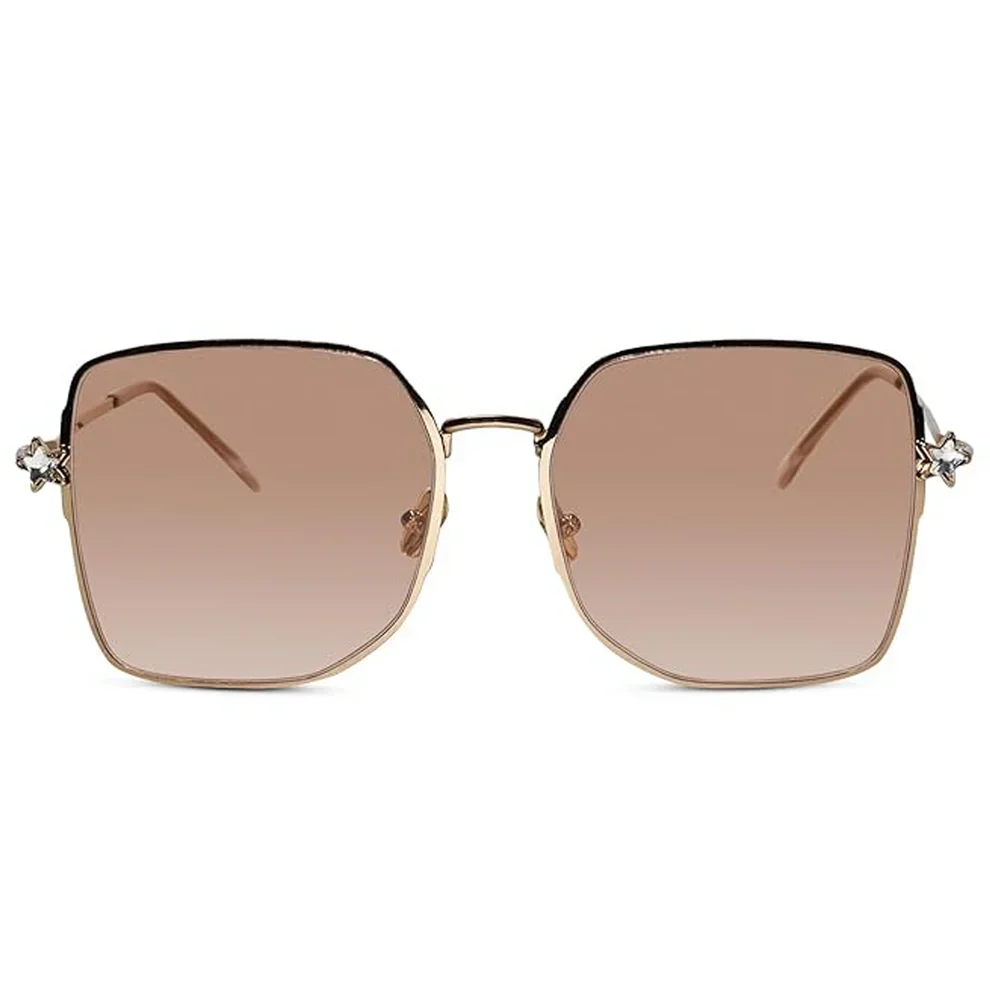 STAR Metal Sleek Oversize Square Sunglasses - Image 5
