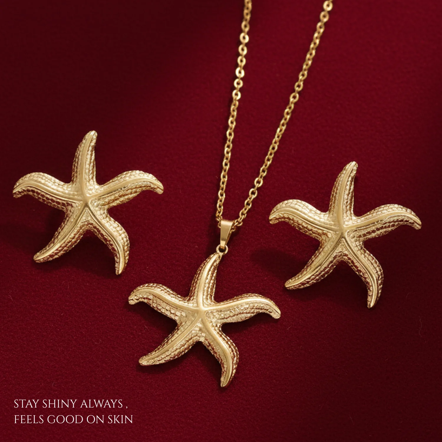 Starfish Necklace & Earring Set - Image 2