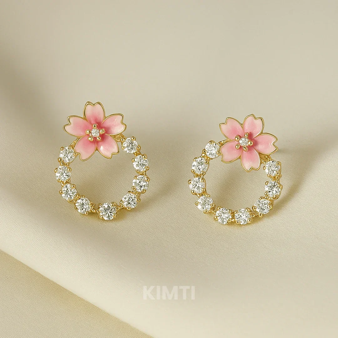 Starry Silhouettes Flower Stud Earring — Buy Any 5 for Rs. 599