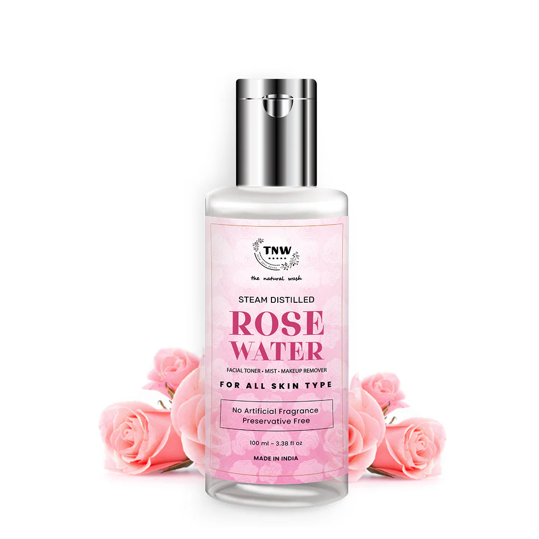 Steam Distilled Pure Rose Water - 100Ml - Image 2