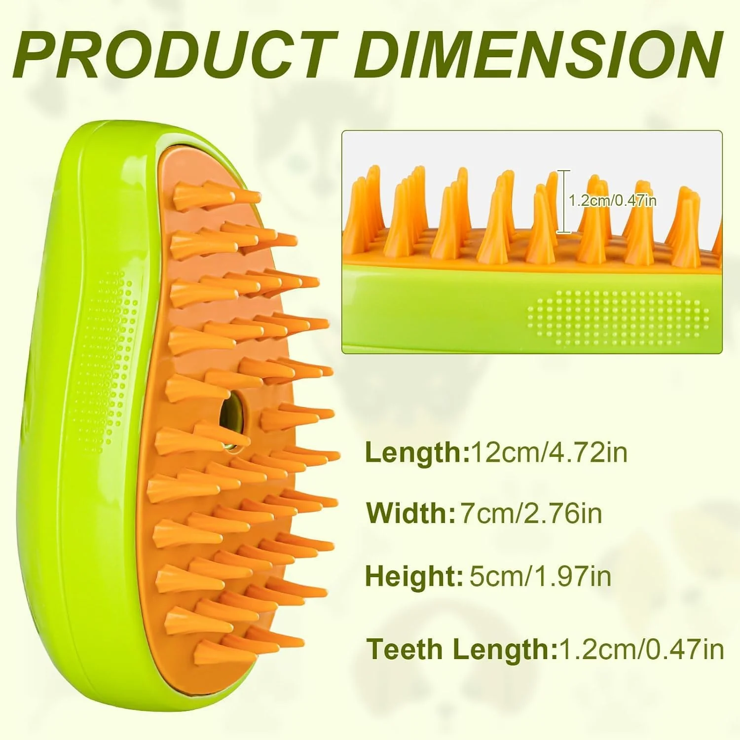 Steamu: 3-in-1 Pet Hairbrush with Steam for Gentle Grooming & Shedding Control in Cats & Dogs - Image 4