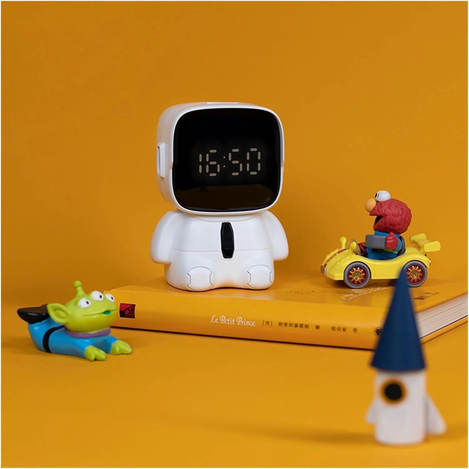 Stellar: LED Astronaut Digital Alarm Clock with Cute Expressions, Snooze Mode & Adjustable Volume for Kids & Desk Décor - Image 2