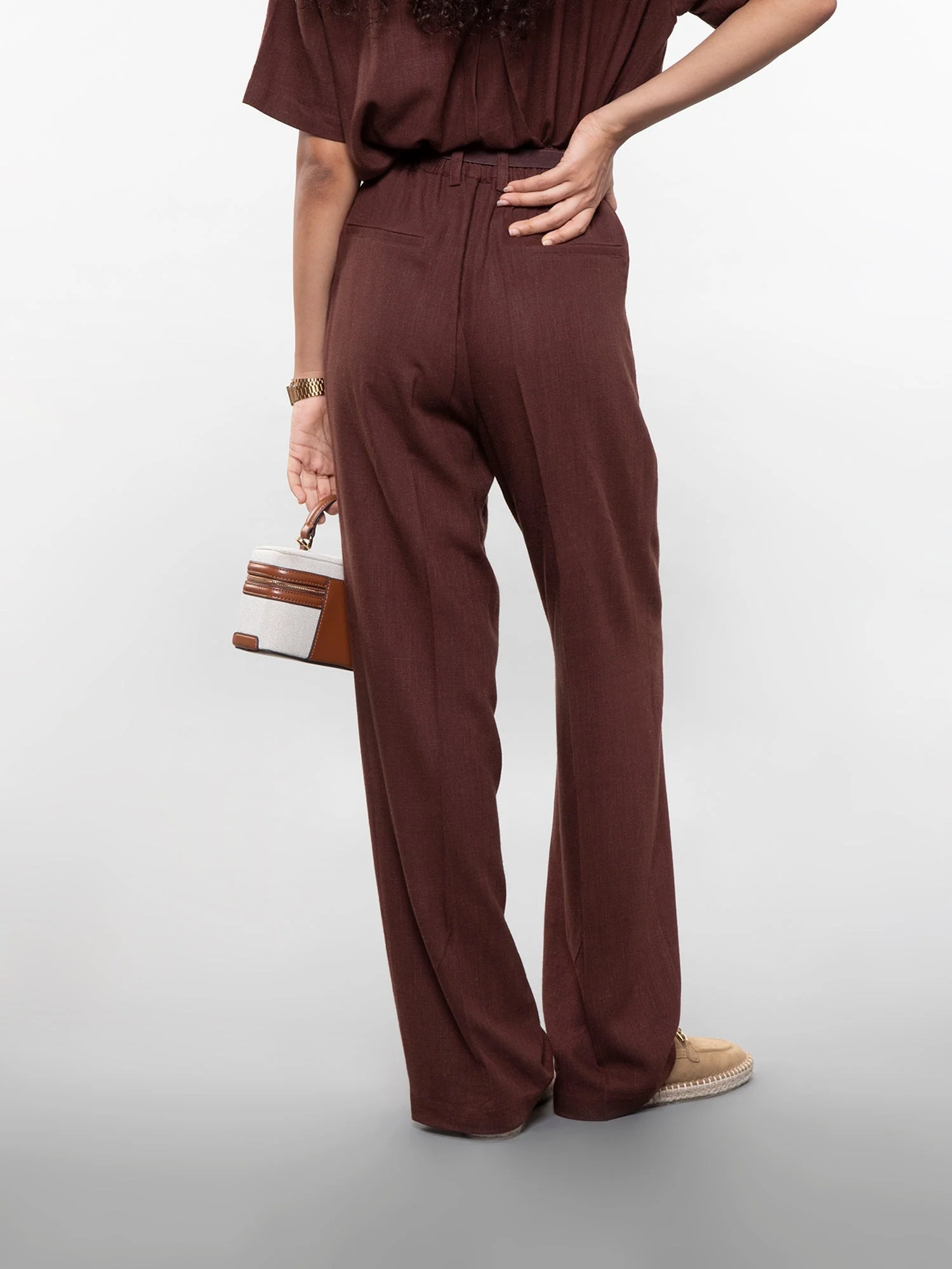 Straight linen pants - Image 21