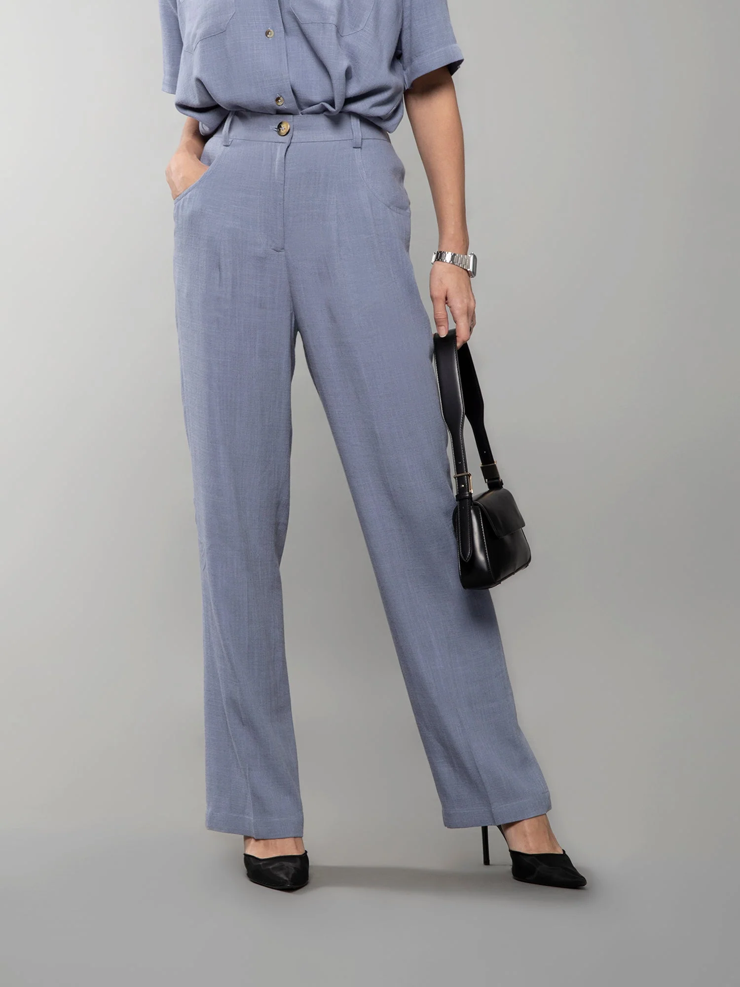 Straight linen pants - Image 6