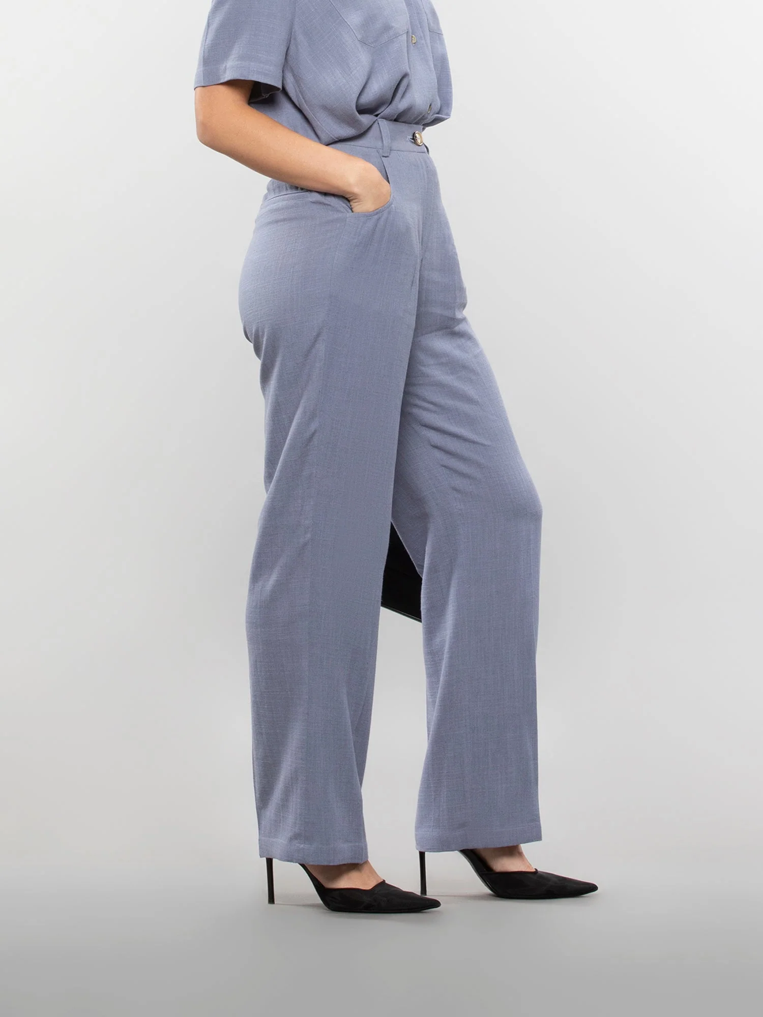 Straight linen pants - Image 7
