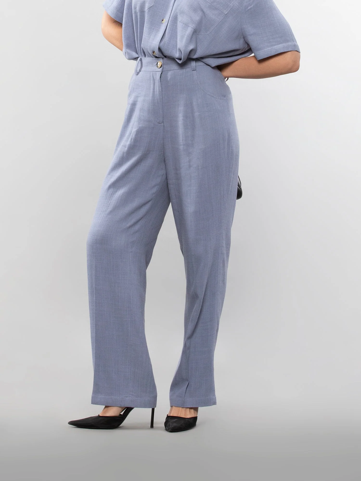 Straight linen pants - Image 8