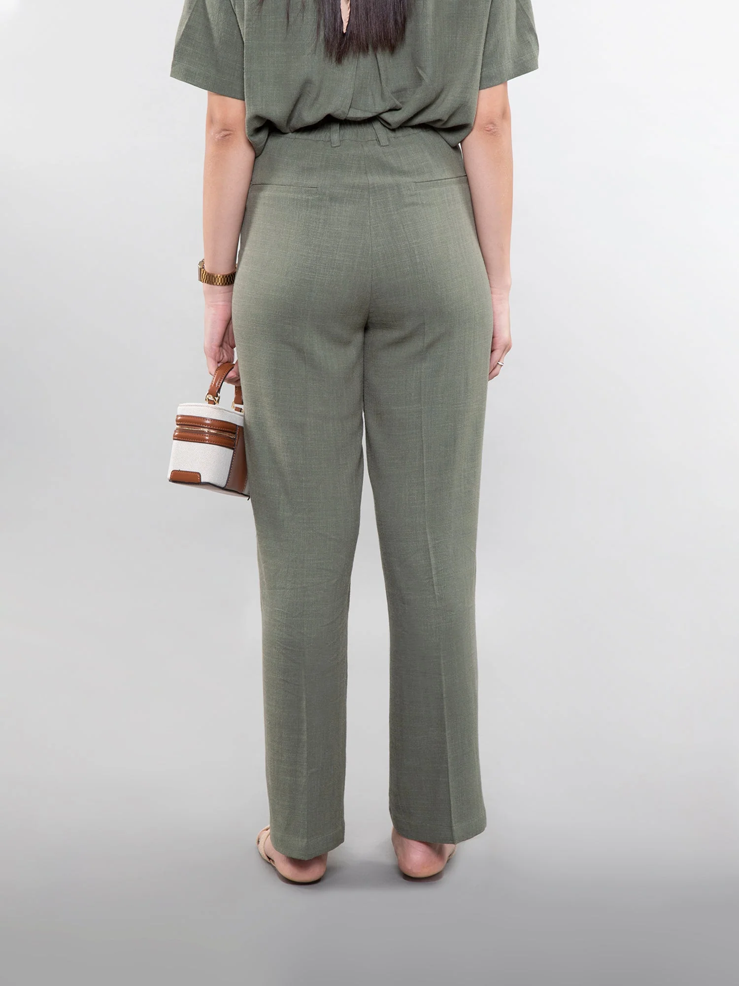 Straight linen pants - Image 10