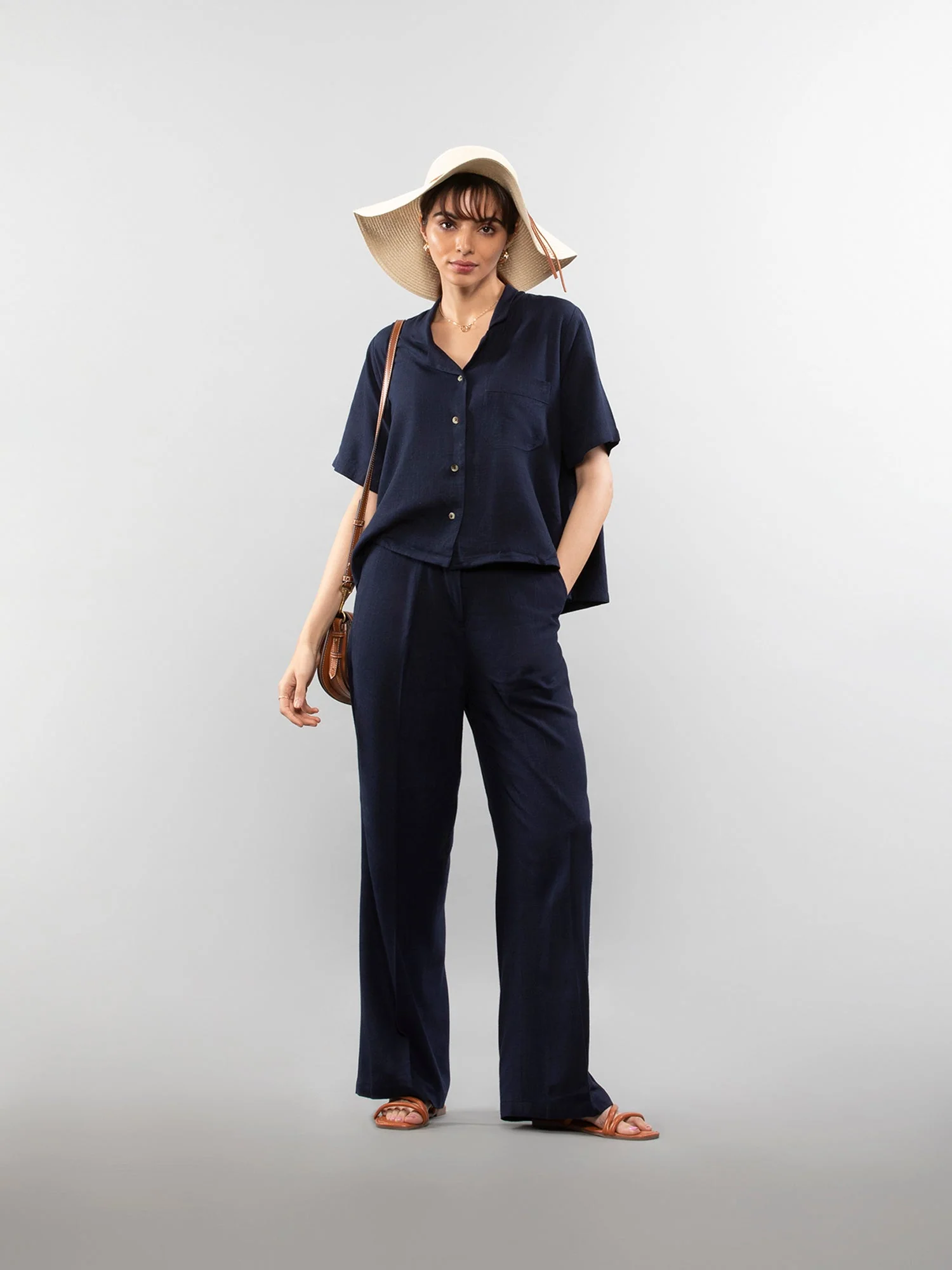 Straight linen pants - Image 22