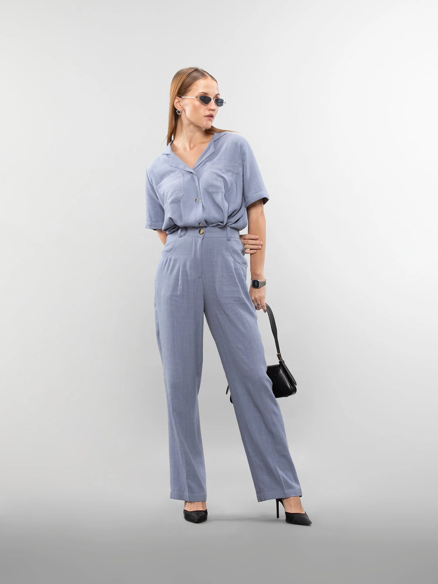 Straight linen pants - Image 6