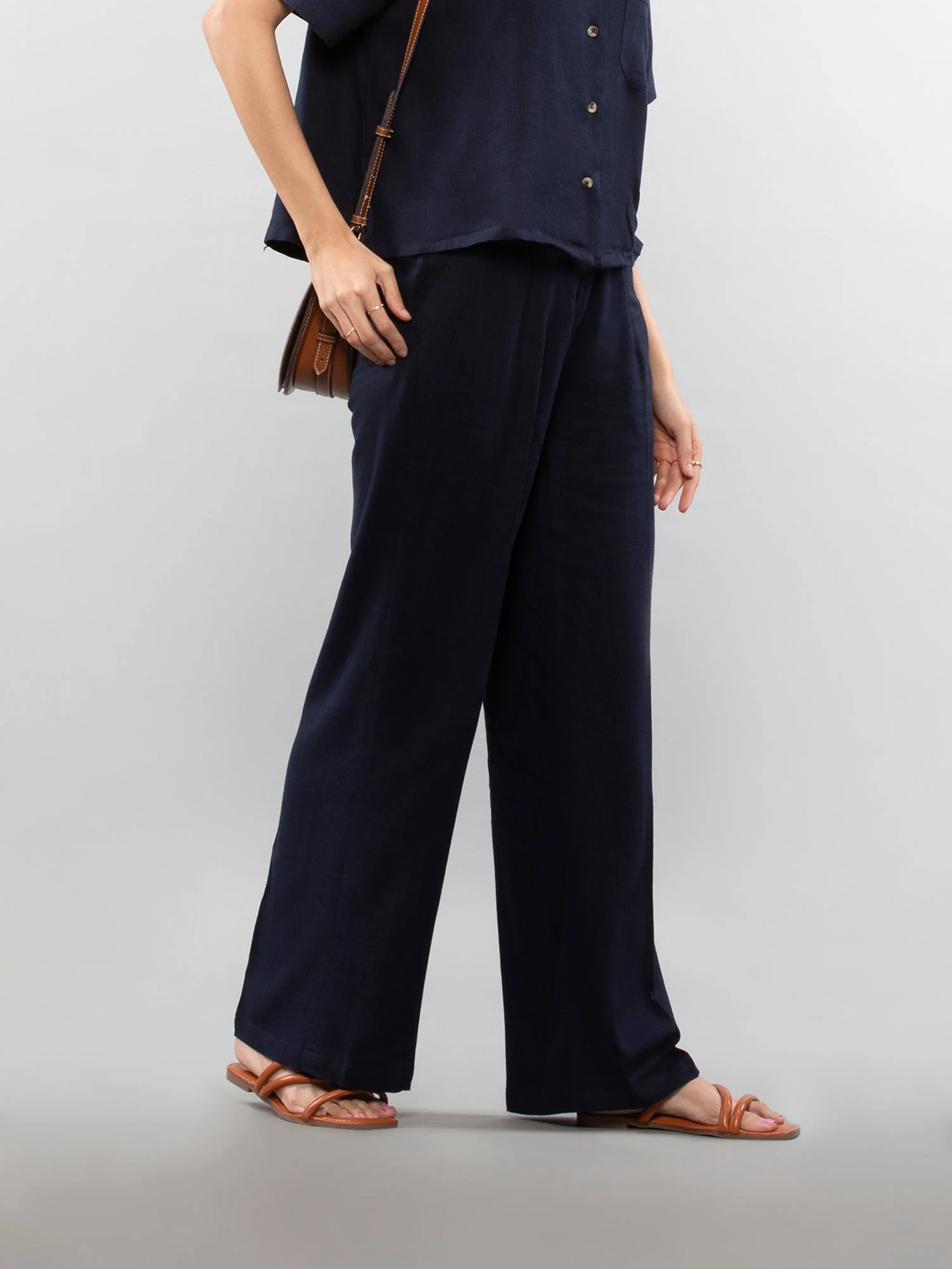 Straight linen pants - Image 7