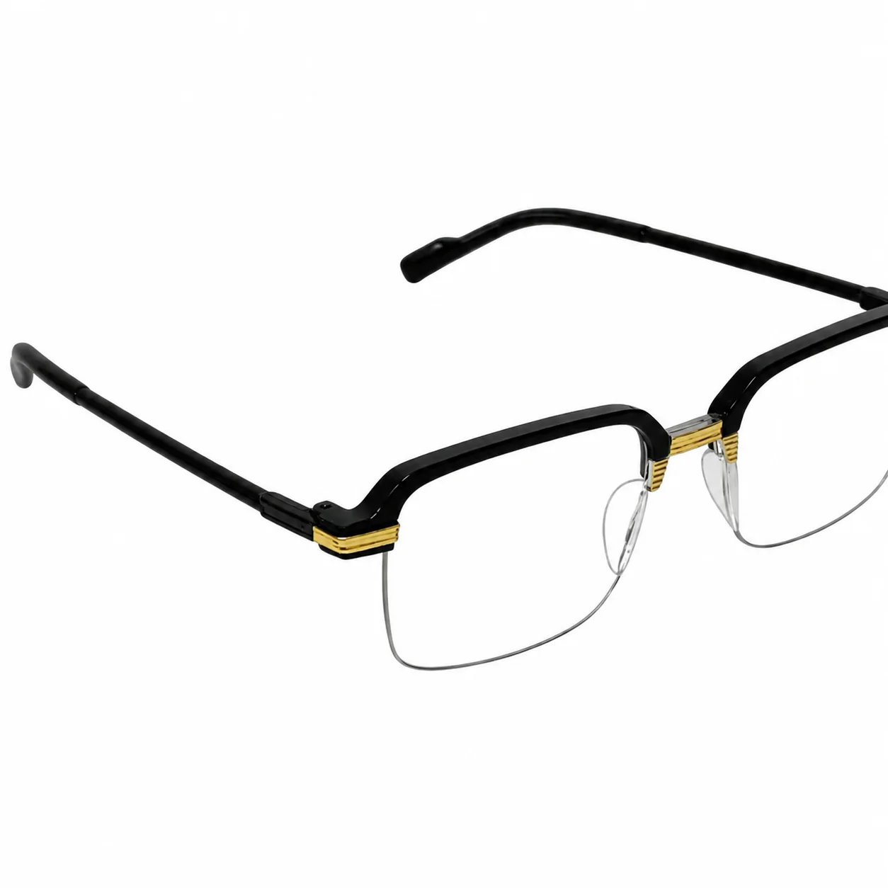 Stylish Black Golden Reading glasses For Men and Women -3GBRG - Image 7