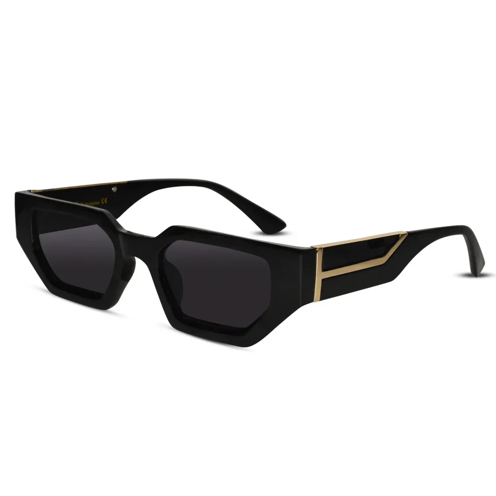 Stylish Bold Rectangular Cat eye Sunglasses - Image 7