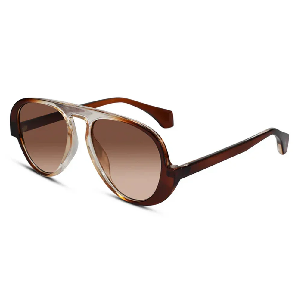 Stylish Pilot Shape Black Sunglasses - Image 10