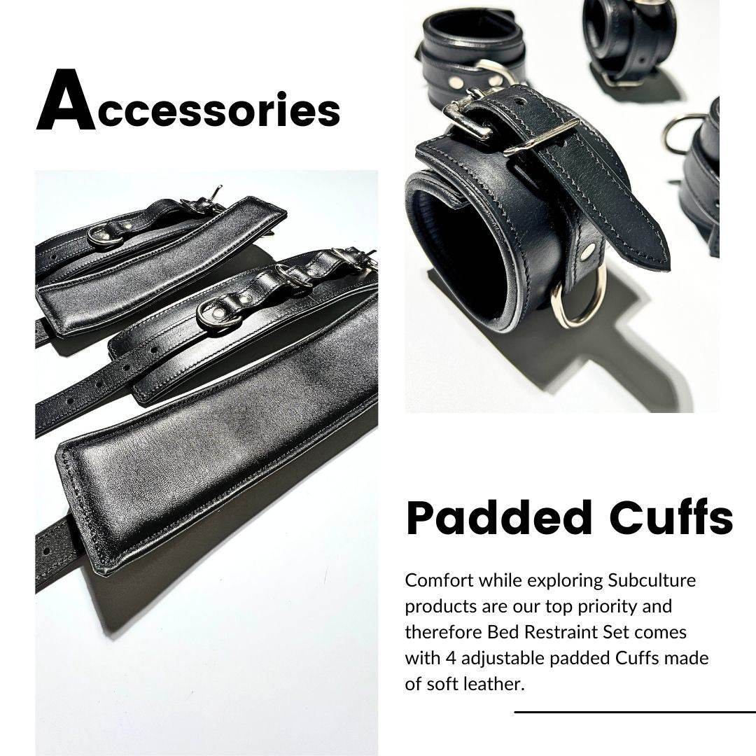 Subculture Leather Bed Restraint Set - Image 4