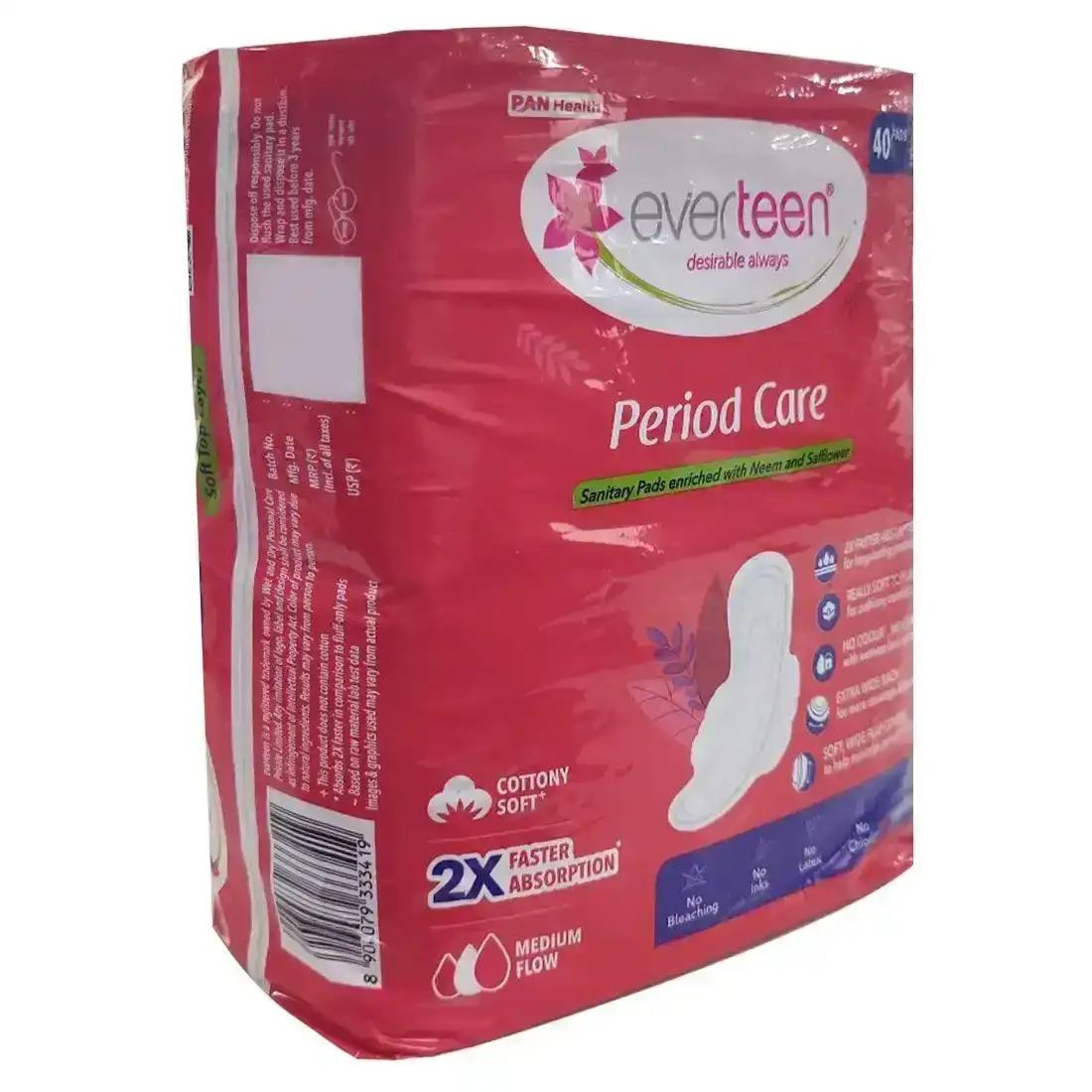 Subscribe to everteen Period Care XL Soft 40 Sanitary Pads with Neem and Safflower - Image 7