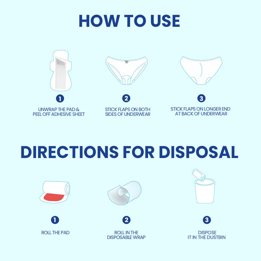 Subscribe to everteen Period Care XXL Dry 40 Sanitary Pads with Double Flaps, Neem, Safflower - Image 7
