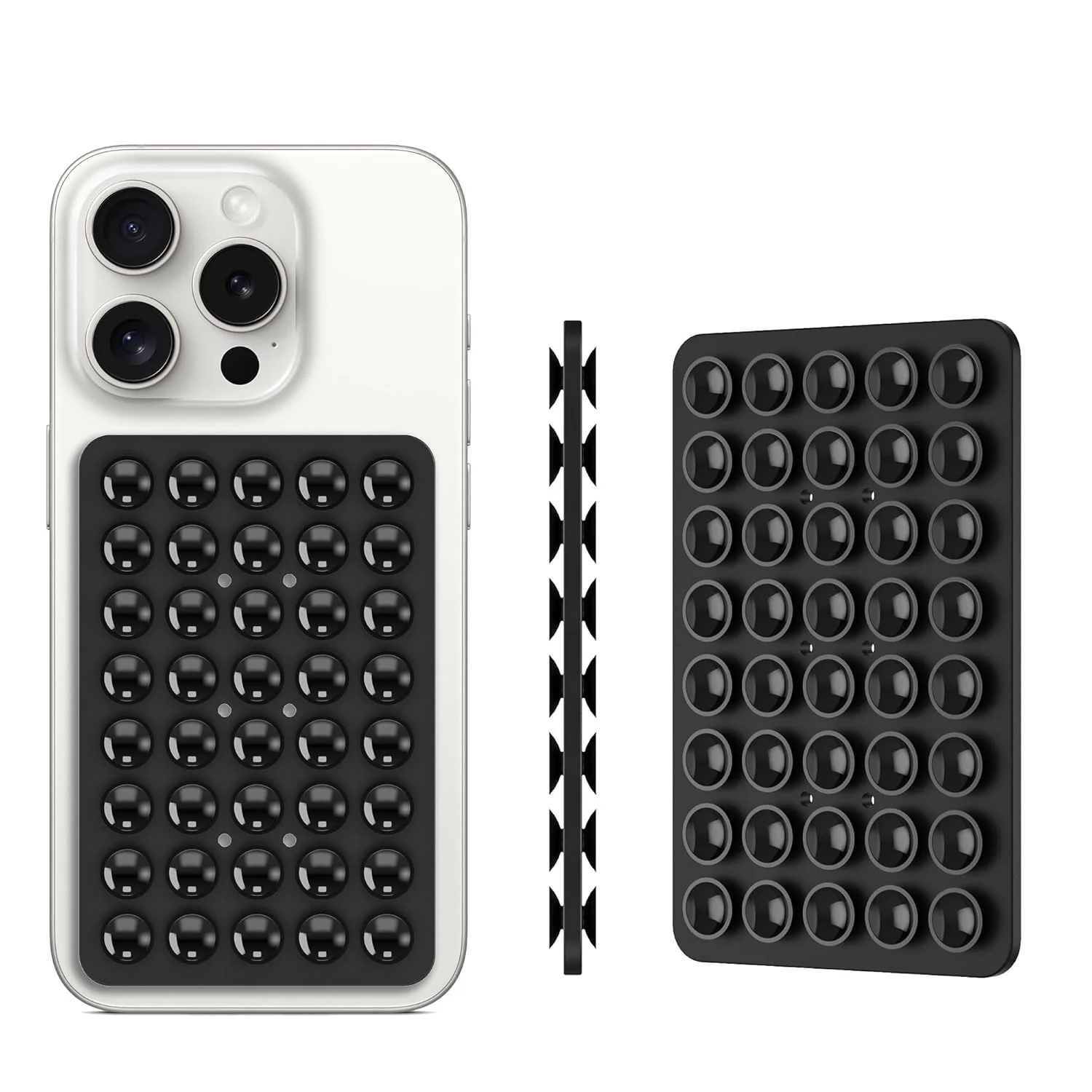 Suction Cup To Mount Phone With Double Sided Pad - Sticky