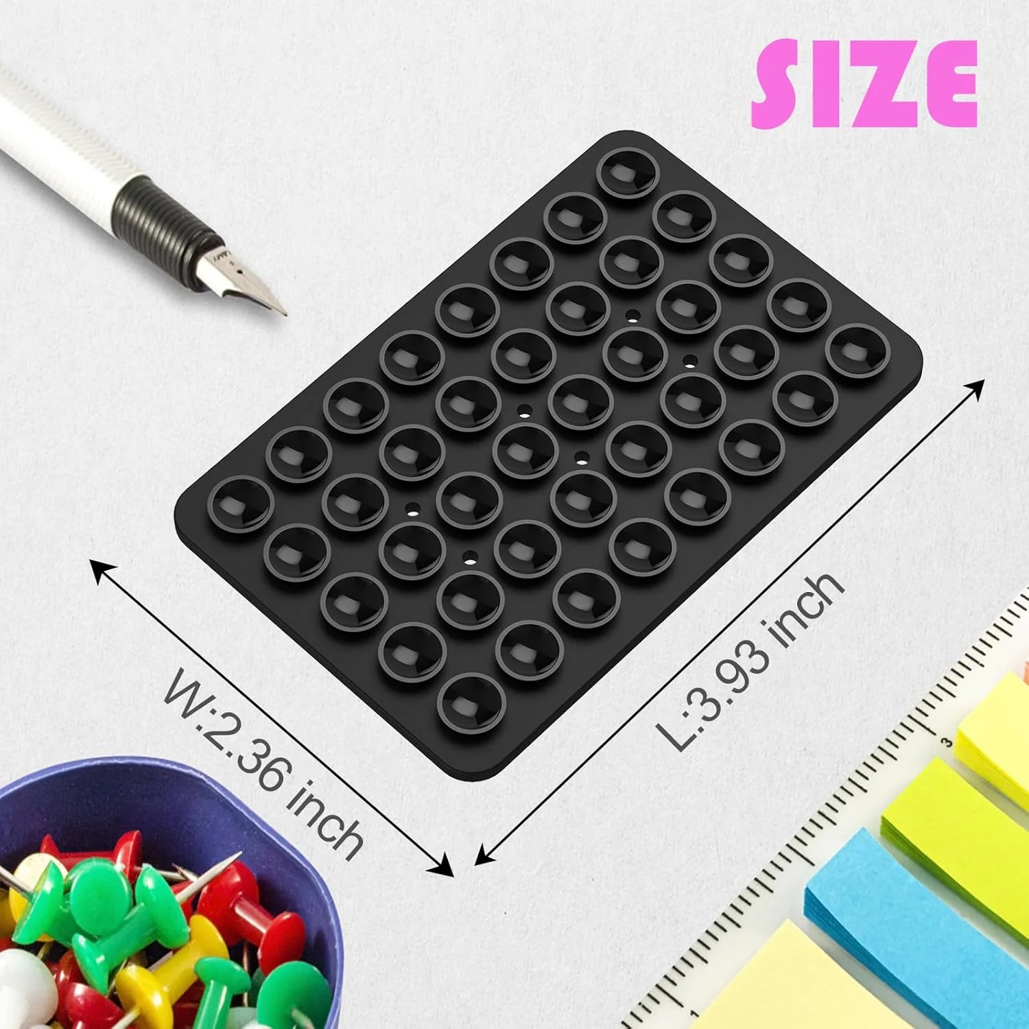 Suction Cup To Mount Phone With Double Sided Pad - Sticky - Image 6