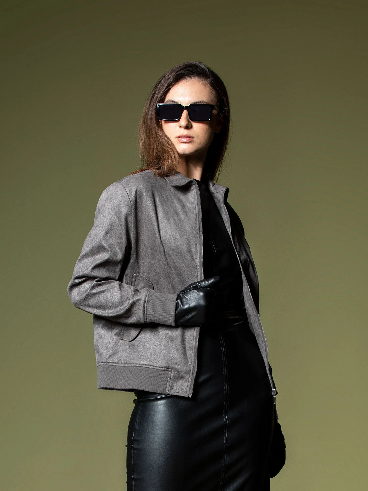 Suede Bomber - Image 9