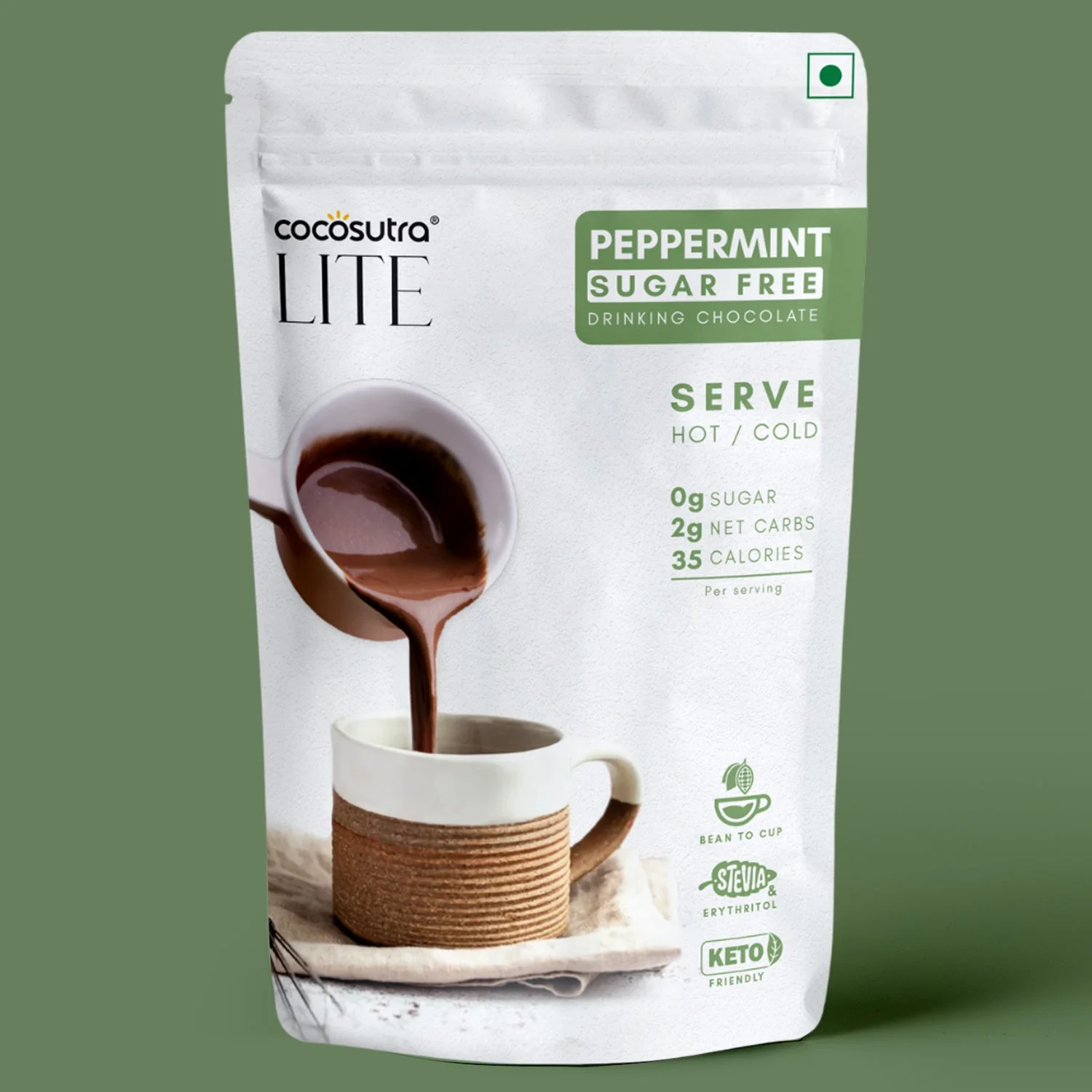 Sugar Free Drinking Chocolate Mix - Peppermint | 200 g