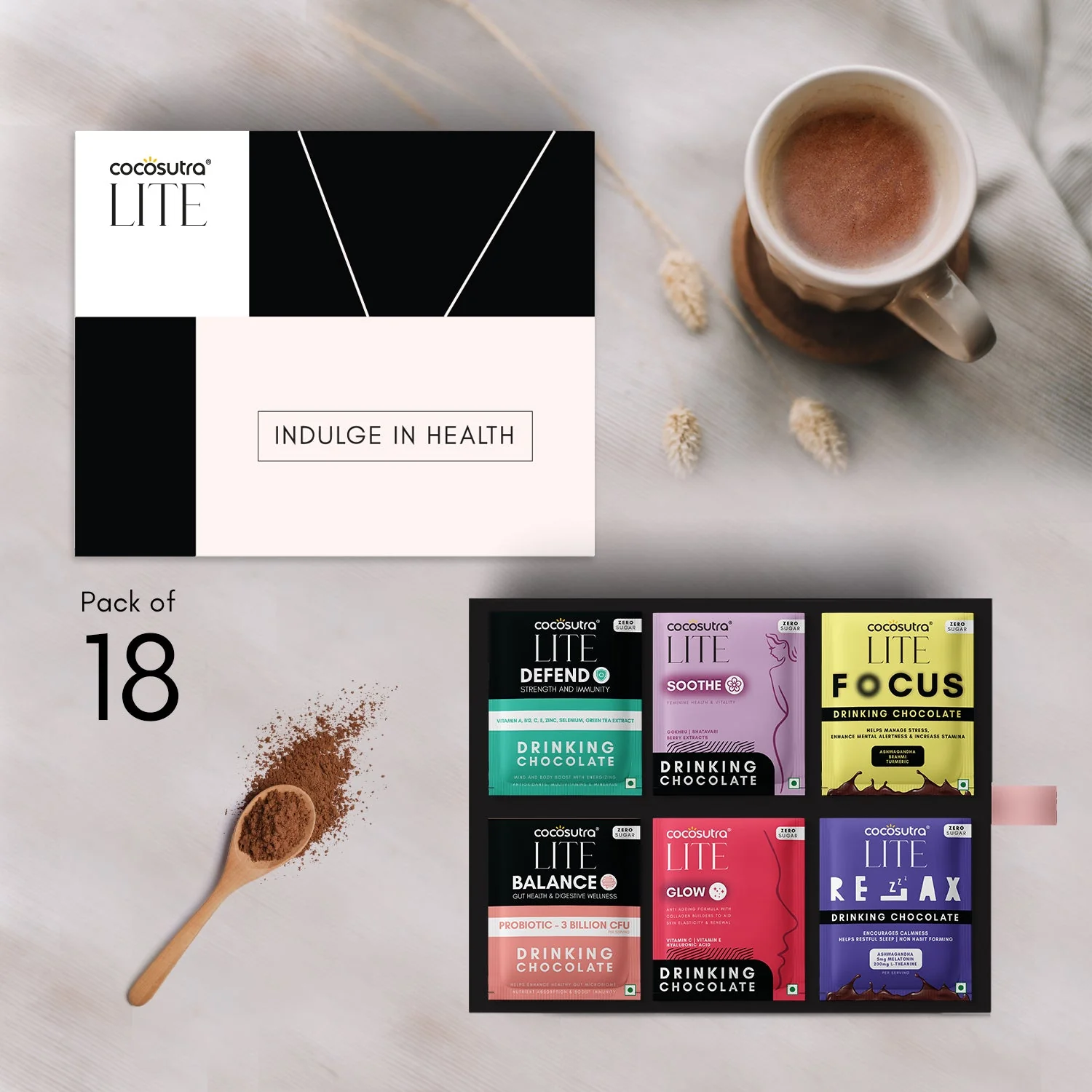 Sugar Free Functional Drinking Chocolate Mix - Image 2
