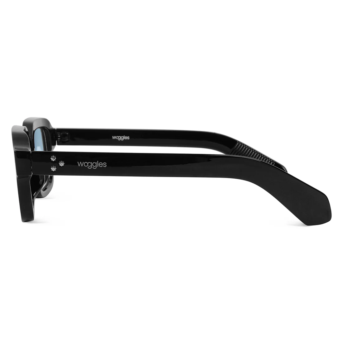 Sundown Black Square Sunglasses - Image 5