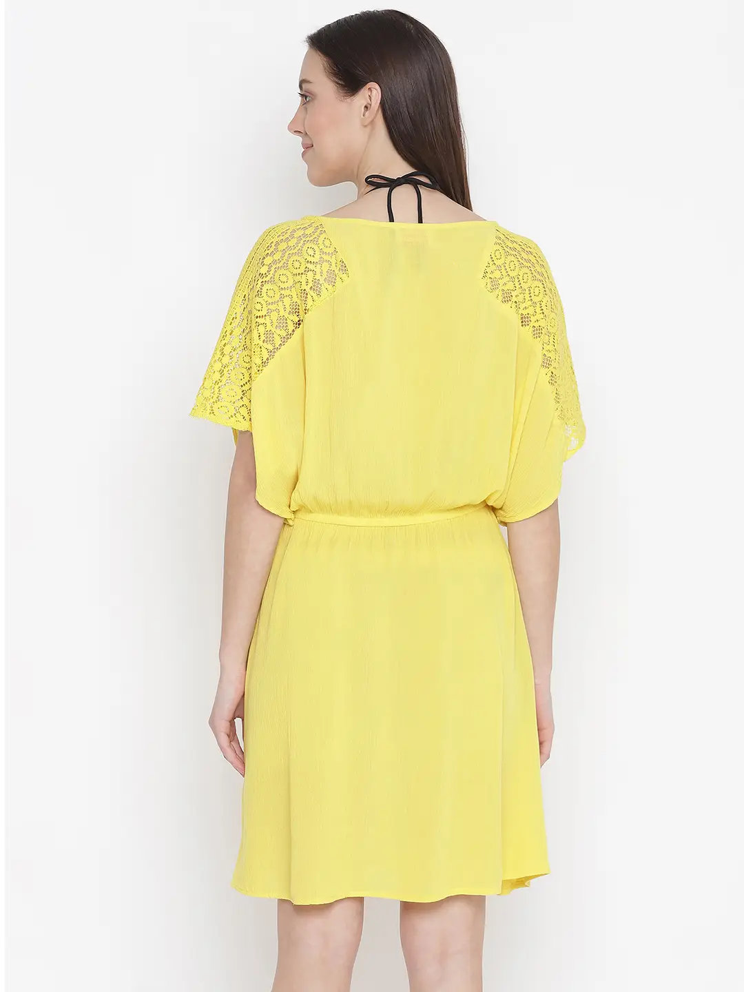 Sunny Hush Yellow Women Nightwear Dress - Image 5