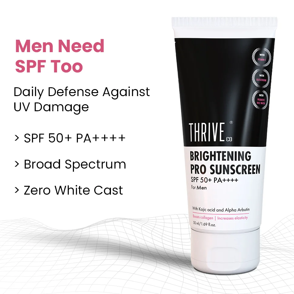 Sunscreen for Men SPF 50+ Brightening Pro PA++++