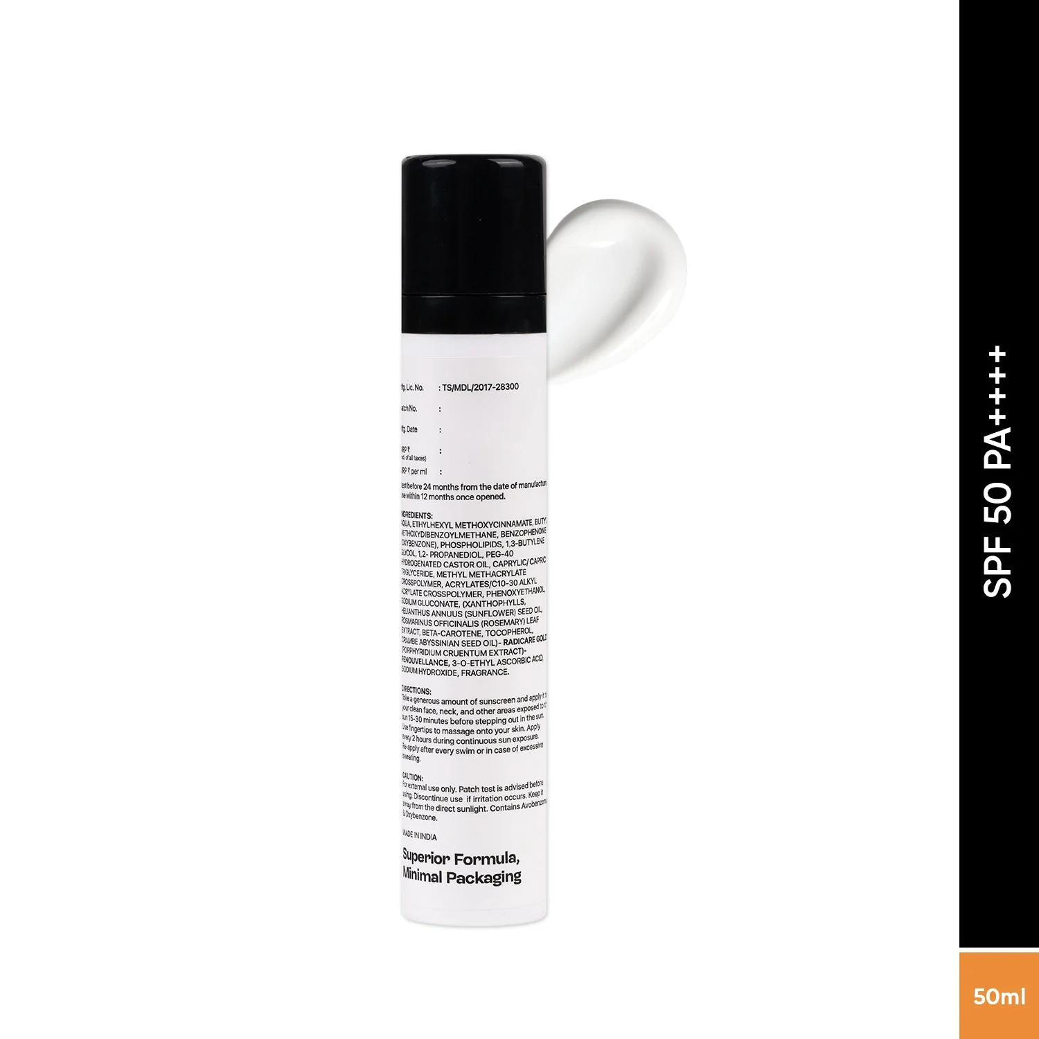 Sunscreen SPF 50 PA++++ - 50g | For Broad UV A, UV B & Blue Light Protection - Image 3