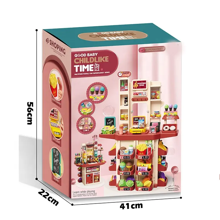 Supermarket Play Set – Interactive Role Play Shopping Toy - Image 3